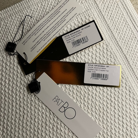 $700 PatBo Polka Dot Spotted Short & Top Set 4 - Picture 10 of 12